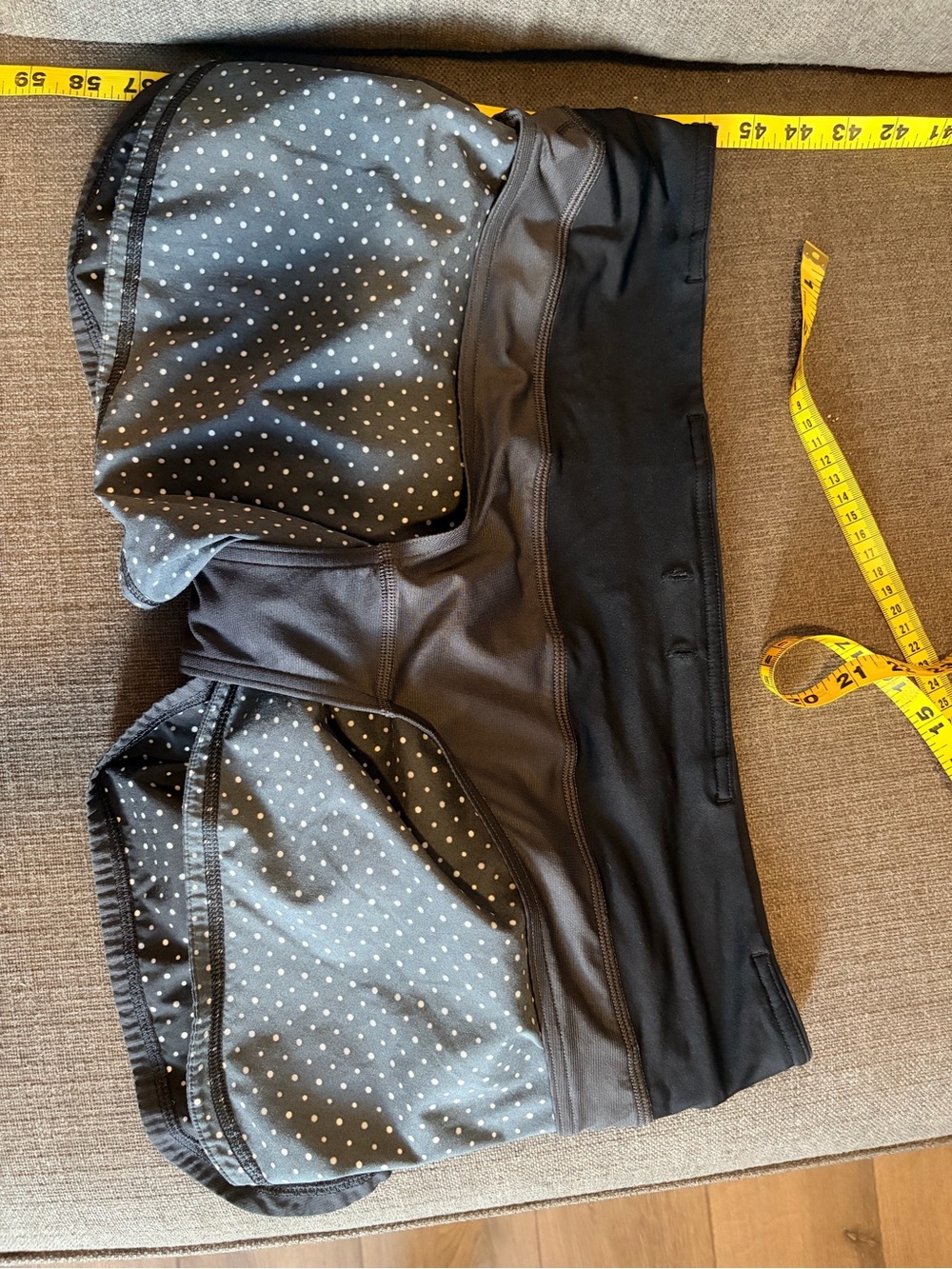 lululemon athletica Black Polka Dot Athletic Shorts - Picture 5 of 8